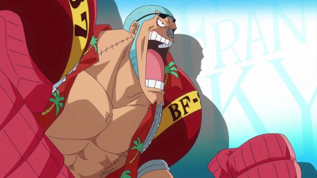 Franky's BF tattoo in One PIece anime