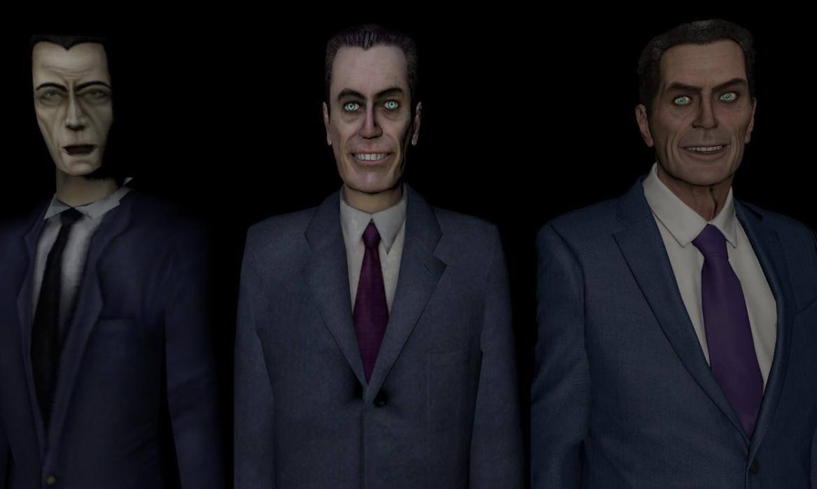 Half Life G-man models