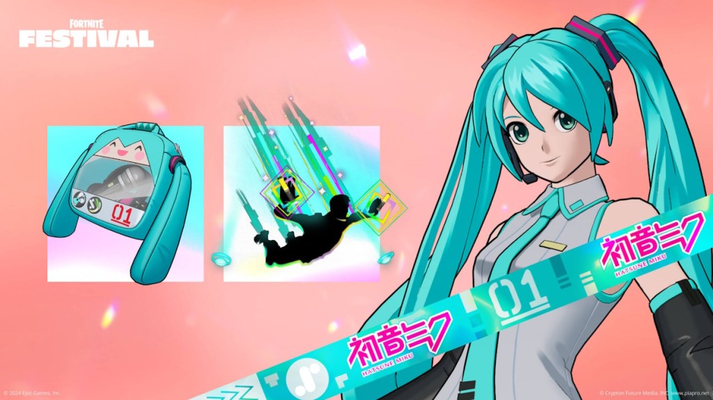 Hatsune Miku Fortnite shop bundle