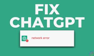 How to Fix ChatGPT Network Error