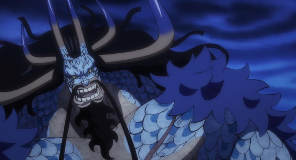 Kaido in his Uo Uo ni Mi's Hybrid form.