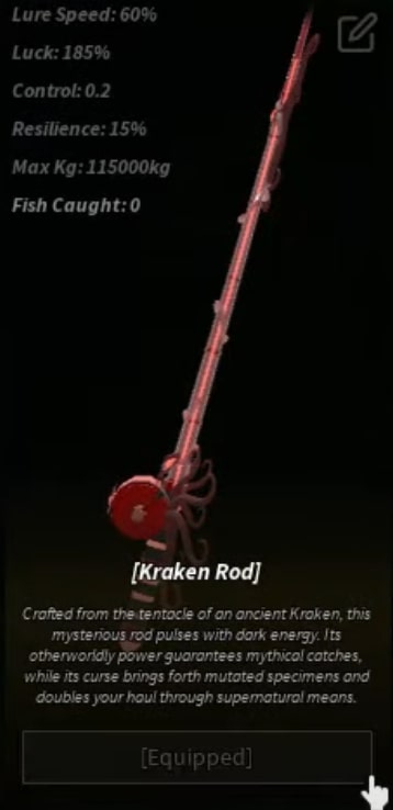 Kraken Rod Fisch