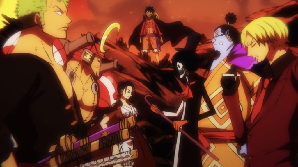 Luffy with his crew