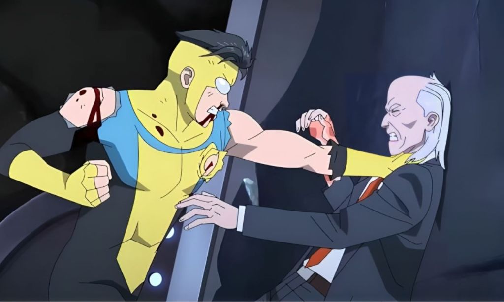 Snippet of Mark fighting Cecil from Invincible Season 3 trailer