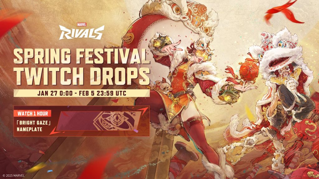 Marvel Rivals Spring Festival Twitch Drops