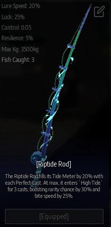 Riptide rod Fisch Stats