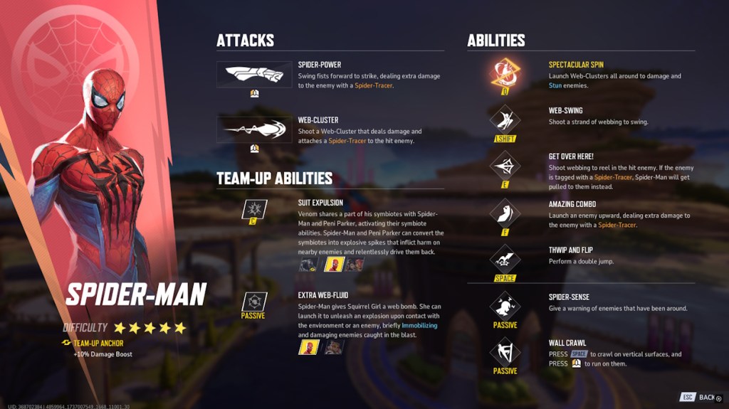 Spider-Man Spider-Tracer abilities