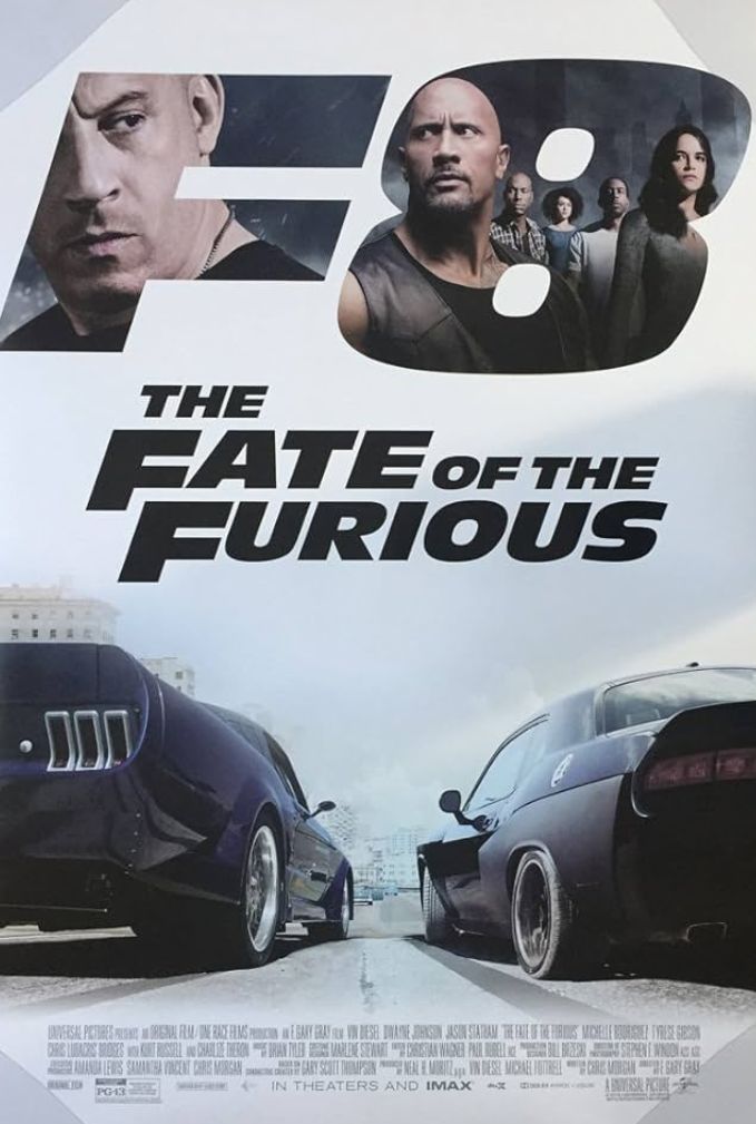 The Fate of the Furious poster