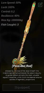 Poseidon Rod Fisch