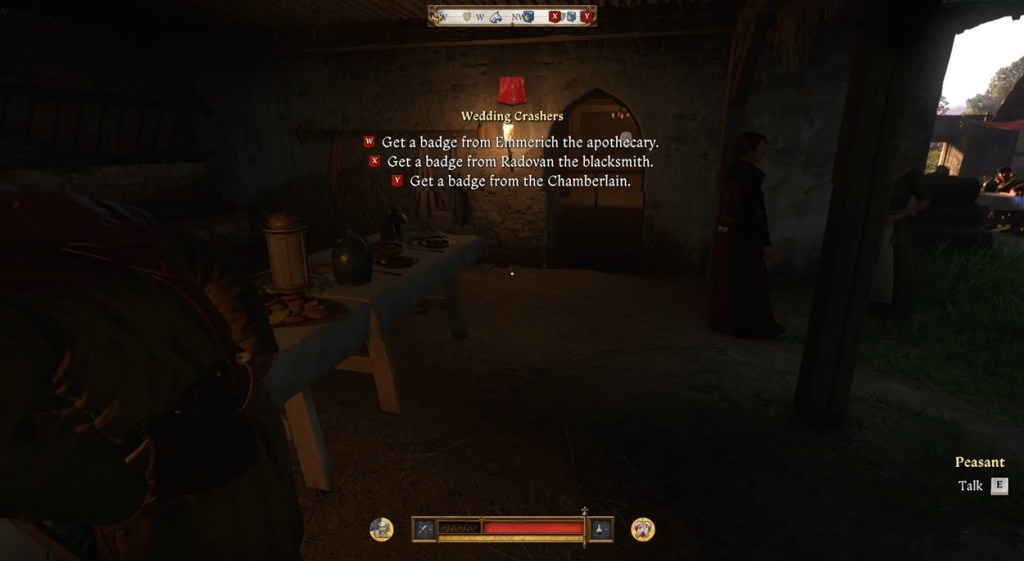 Win the Dice competition in the Kingdom Come Deliverance 2 during Semine Wedding