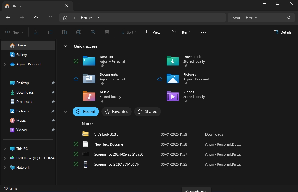 file explorer cleaned up in windows 11