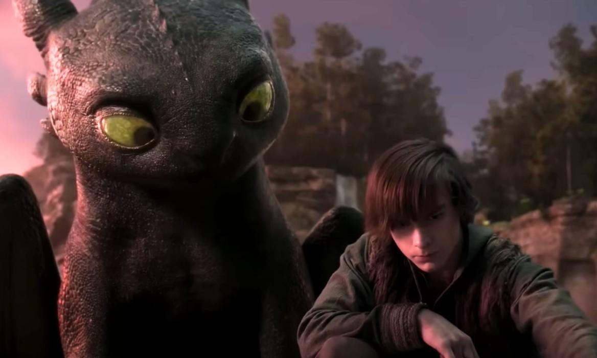 Toothless and Hiccup in How To Train Your Dragon 4