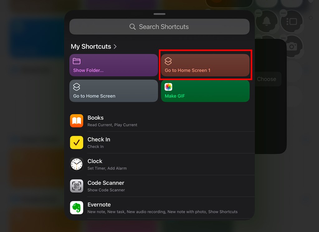 Adding the Go to Home Screen shortcut to Control Center on iPad to use Apple Pencil to navigate on iPad