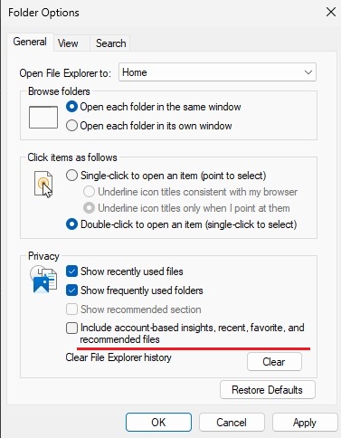 remove onedrive files from file explorer windows 11