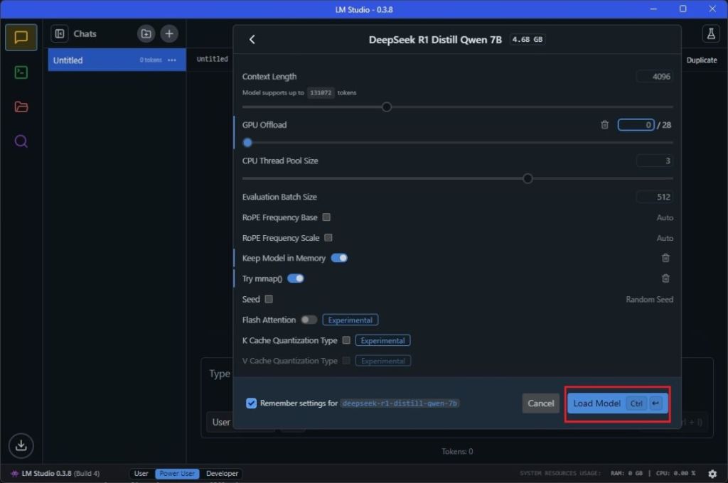 run deepseek r1 model using lm studio