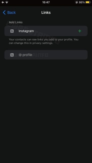 Add Instagram Account to WhatsApp Profile Page