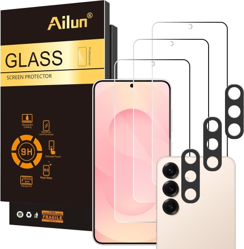 Ailun Screen protector product image with three tempered glasses