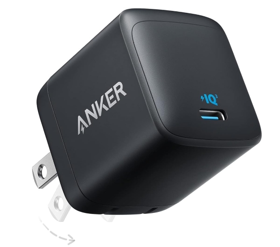 Anker Ace 313 product image in black with S25 Ultra fast charging support