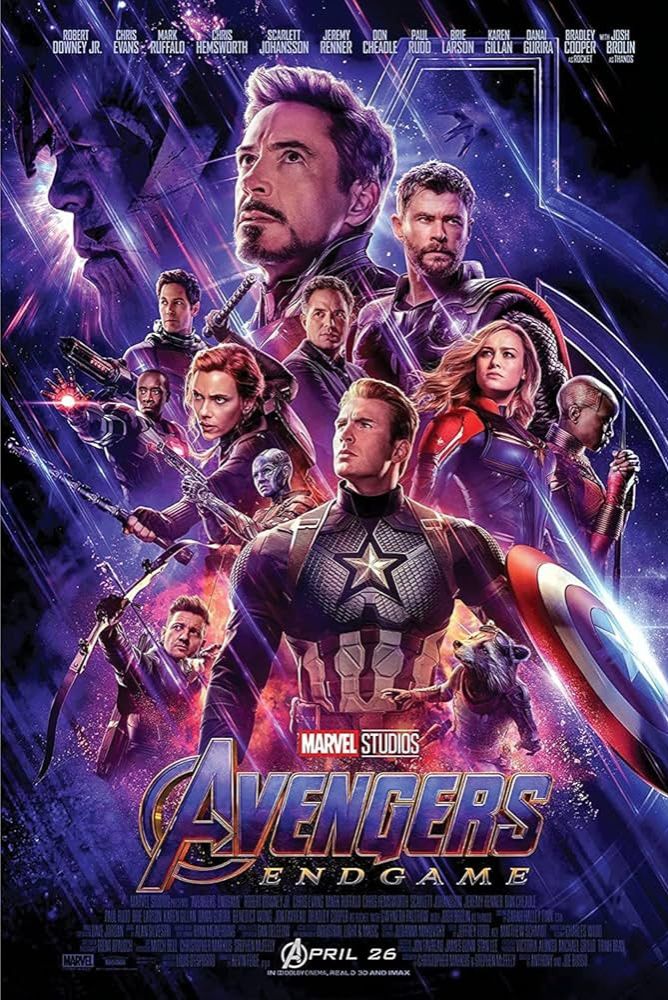 Avengers Endgame poster