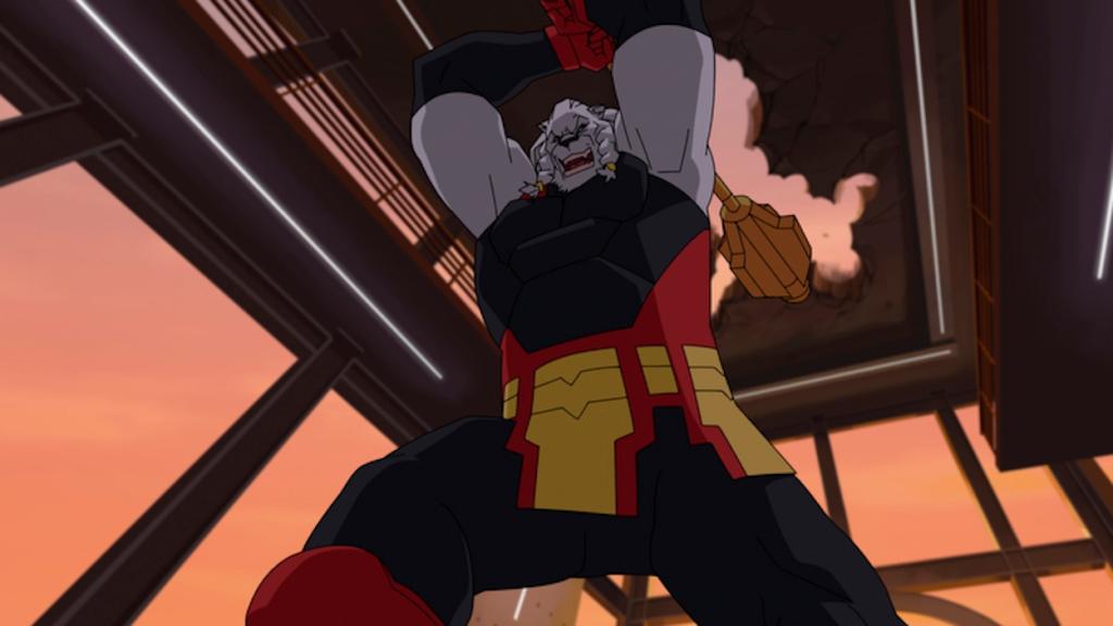 Battle Beast with his mace in Invincible Season 1