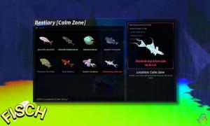 How to Complete the Calm Zone Bestiary in Fisch