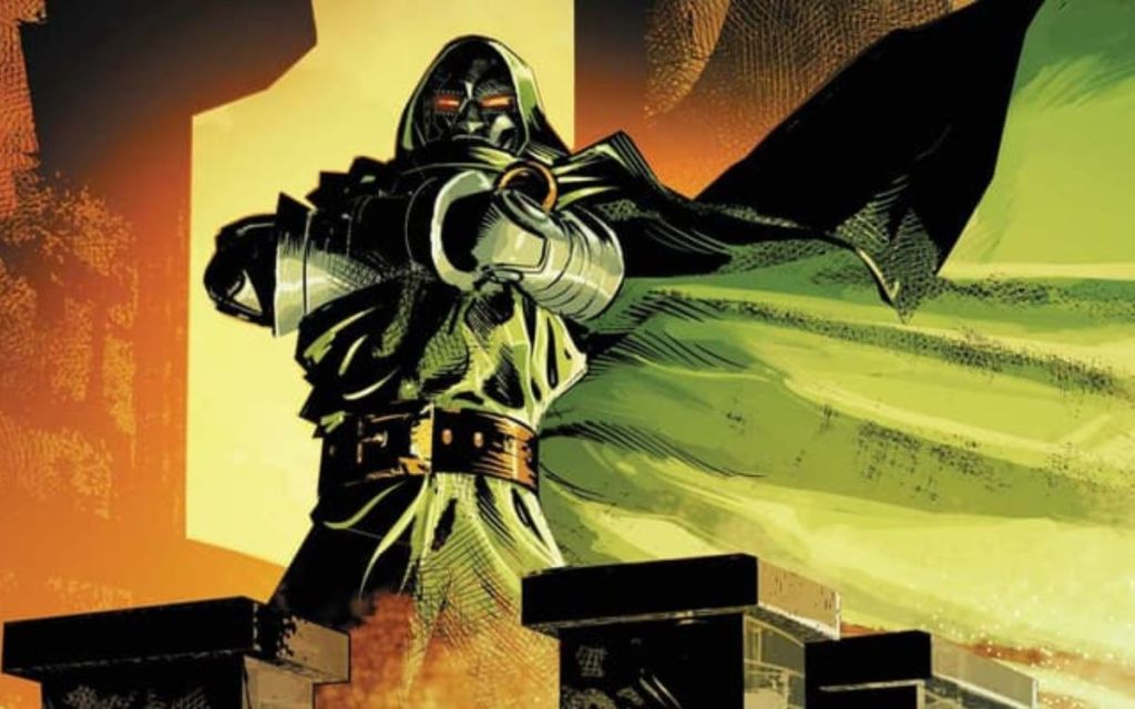 A snippet of Doctor Doom from Marvel comics