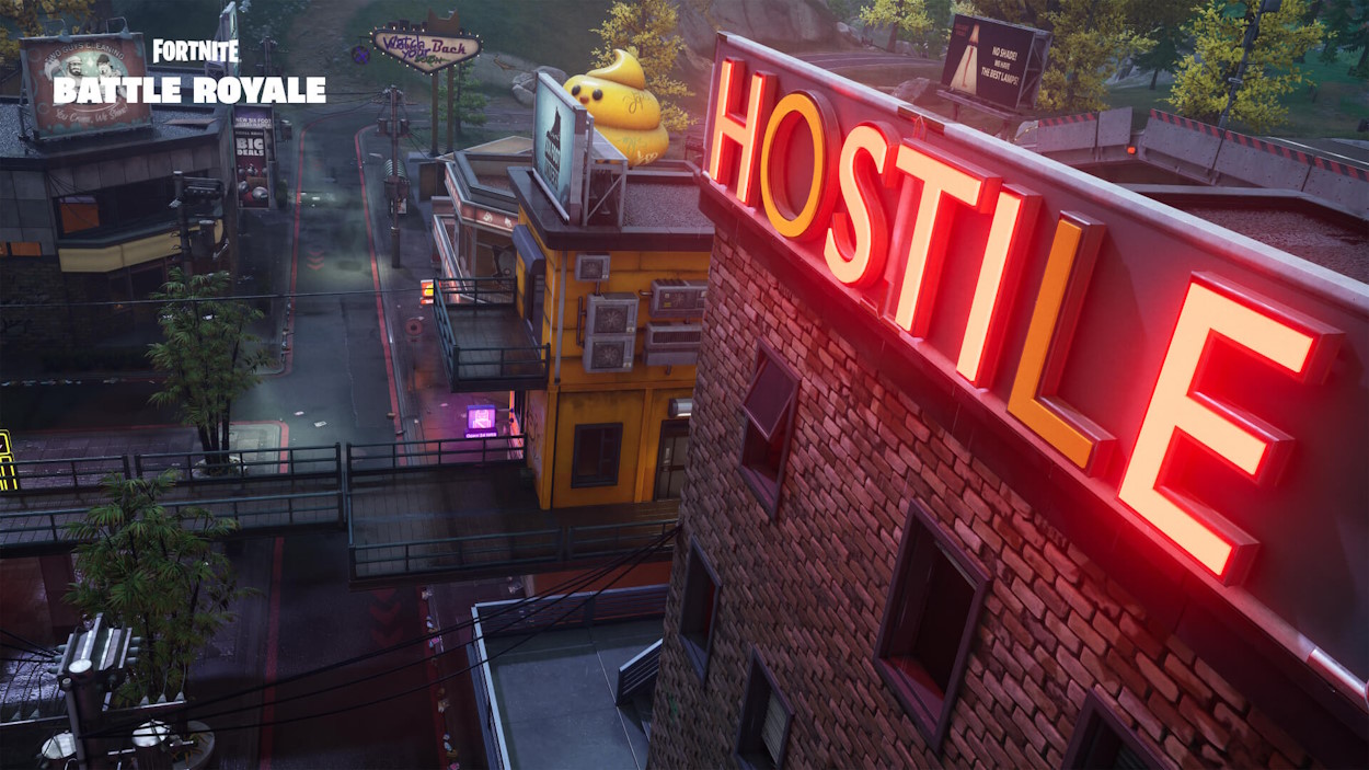 Fortnite C6S2 Crime City landmark