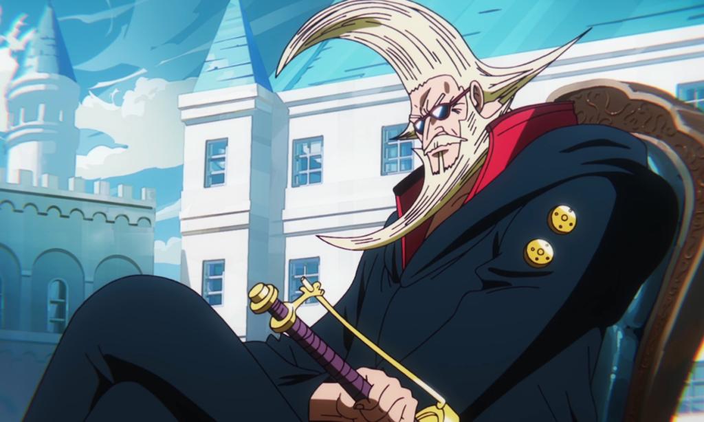 St. Figarland Garling's introduction in One Piece anime