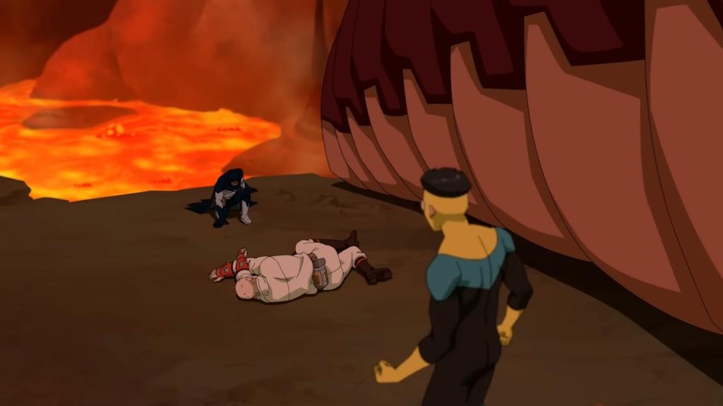 Invincible against Darkwing II in Invincible Season 3