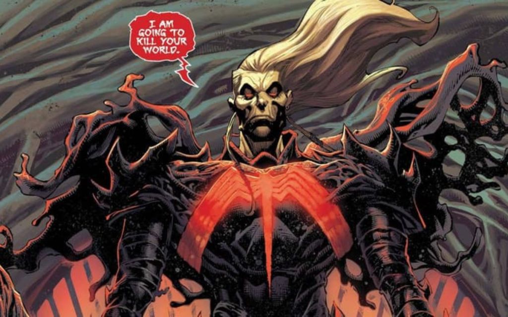 A snippet of Knull from Marvel Comics