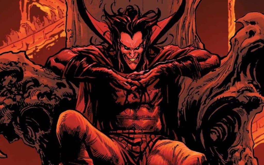 A snippet of Mephisto from Marvel Comics