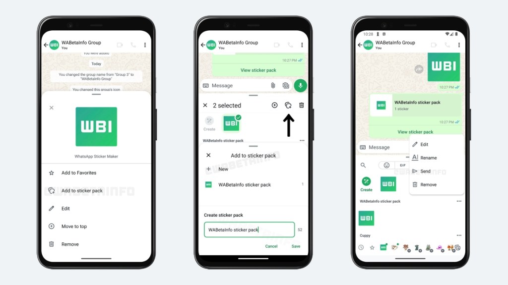 New WhatsApp custom sticker packs feature