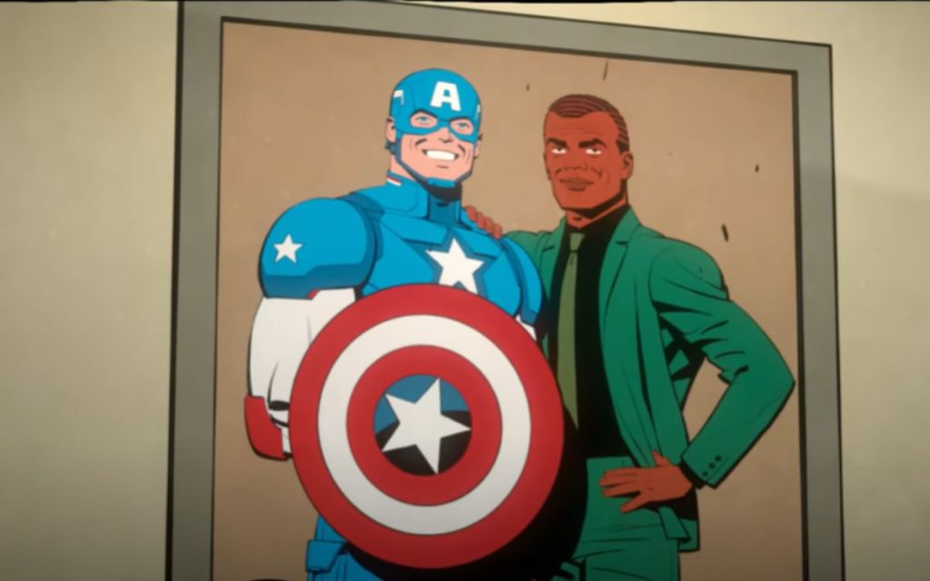 Norman Osborn with Captain America