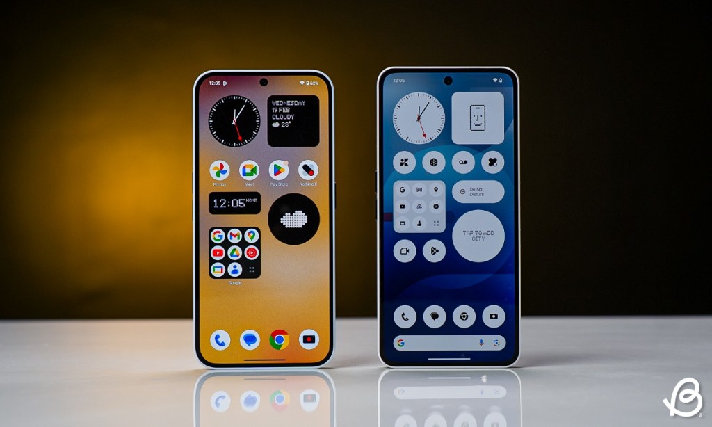 Nothing Phone 3a vs Nothing Phone 2a Display size comparison