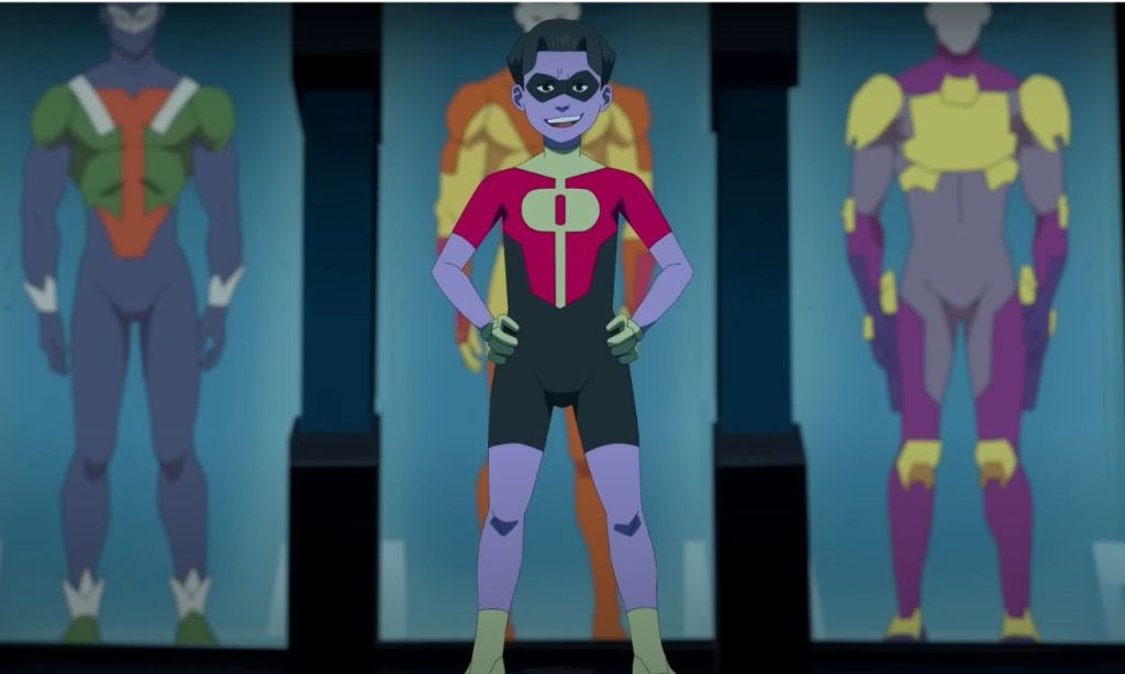 Oliver as Kid Omni-Man in Invincible Season 3