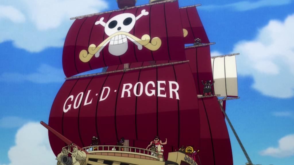 Roger Pirates' Oro Jackson ship in One Piece anime