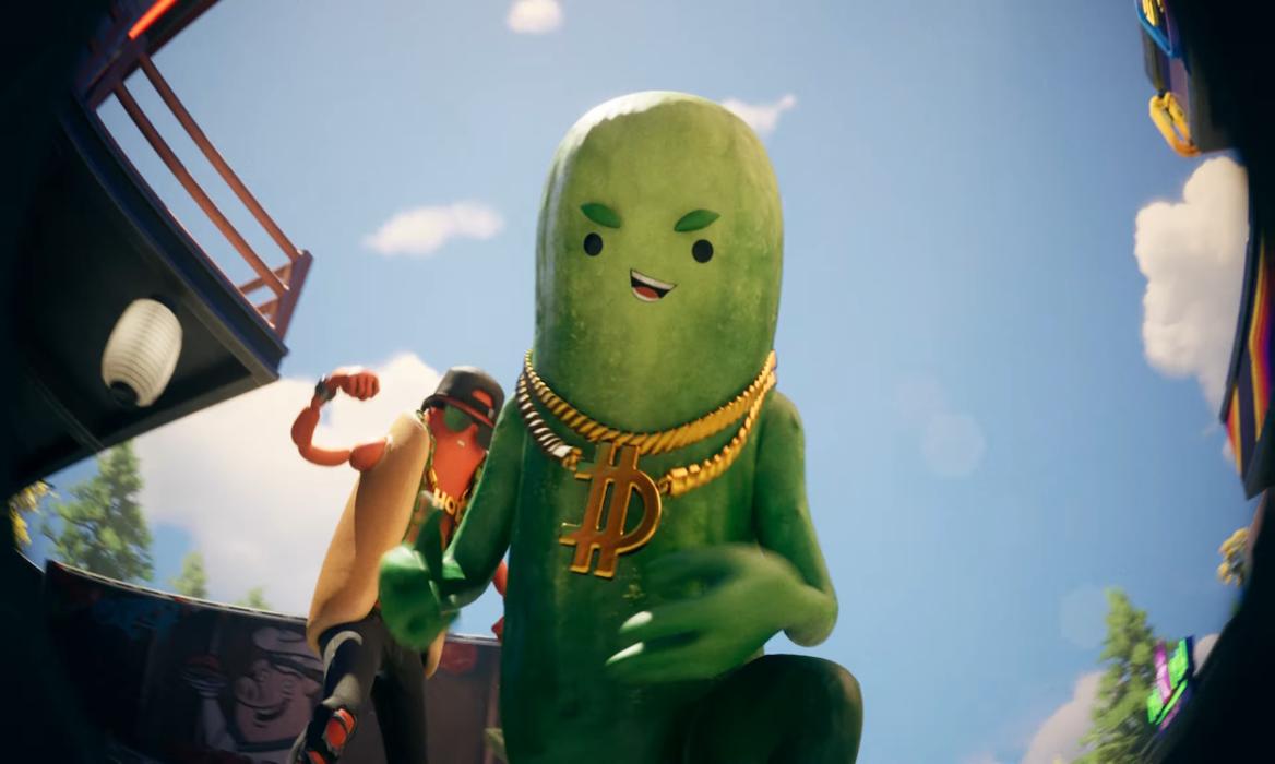 Pickle Peely first look in Fortnite chapter 6 season 2 trailer