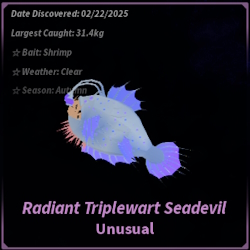 Radiant Triplewart Seadevil