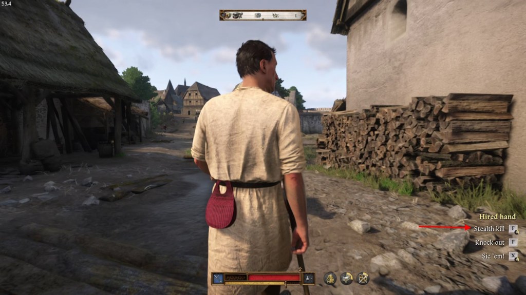 Stealth and Kill option in Kingdom Come Deliverance 2