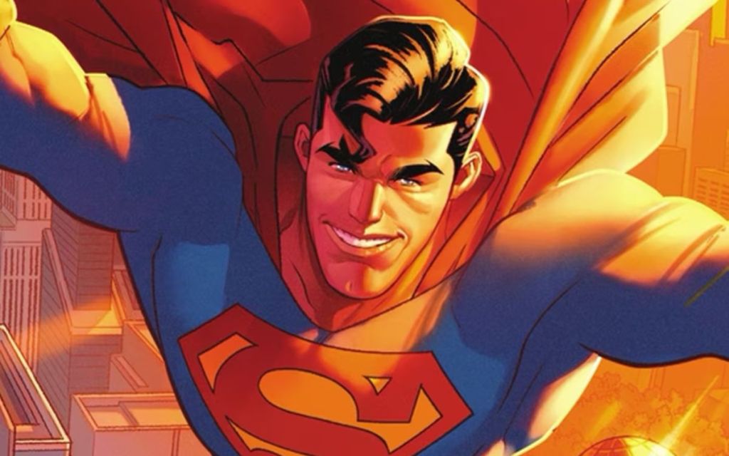 A snippet of Superman from DC comics