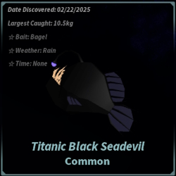 Titanic Black Seadevil