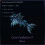 Cryo Coelacanth Fisch Challenger's deep Bestiary