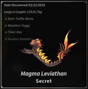 magma leviathan in fisch