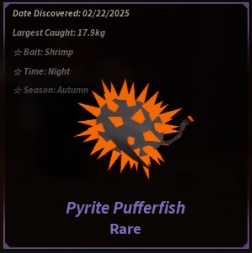 Pyrite Pufferfish