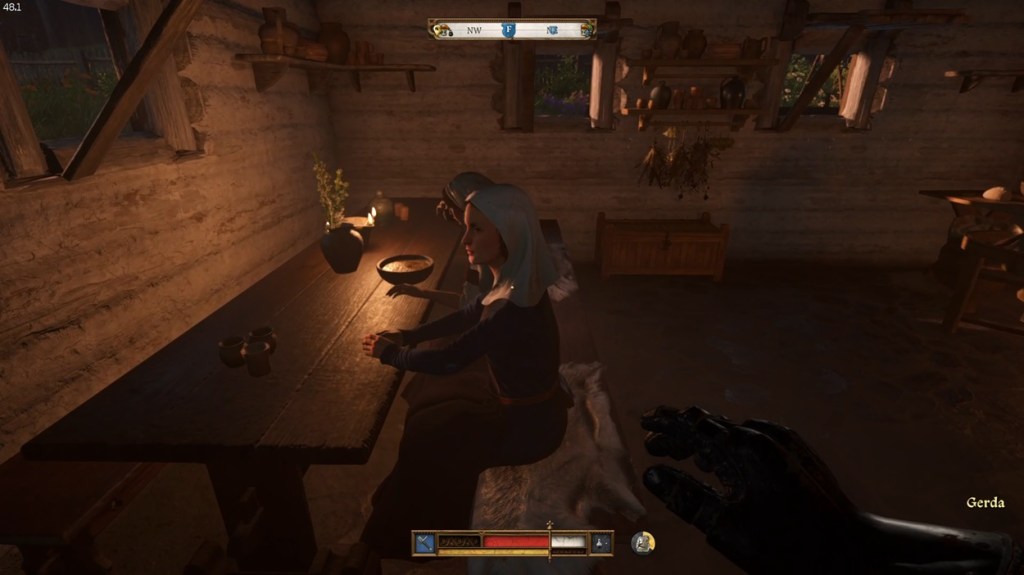 speak with Witness Gerda to Learn about the Hermit in KCD 2