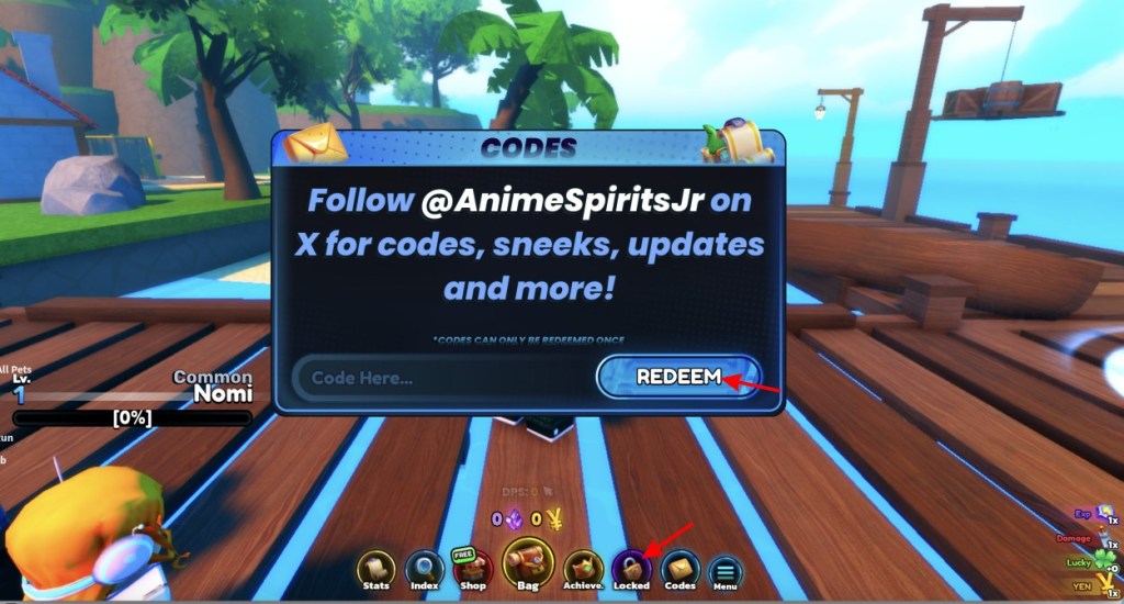 Anime Spirits Journey Code Redeem