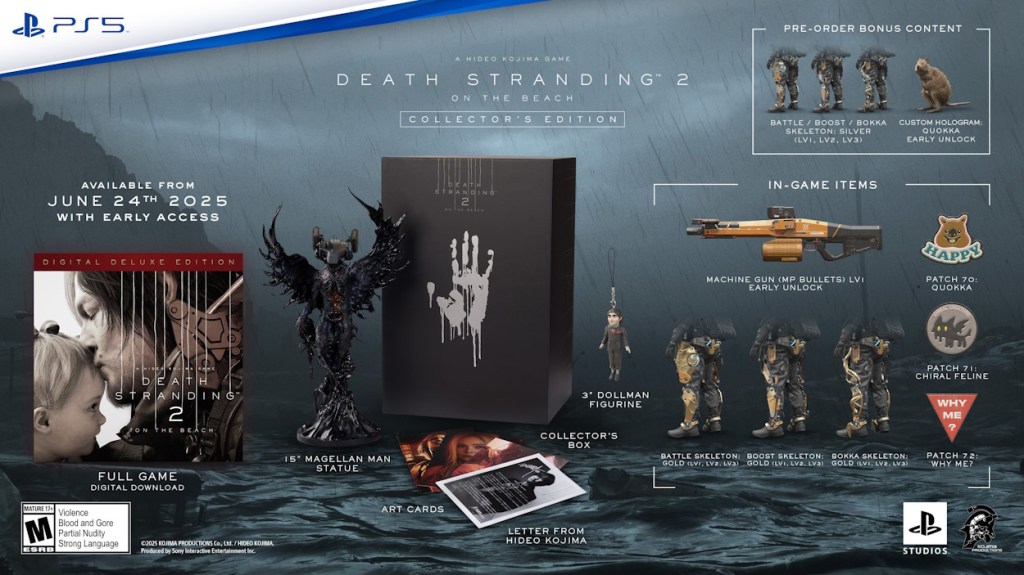 Death Stranding 2 On The Beach Collector's edition with release date