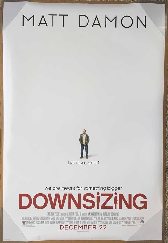 Downsizing poster