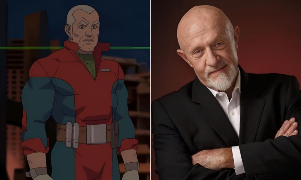 Jonathan Banks plays Brit in Invincible season 3.