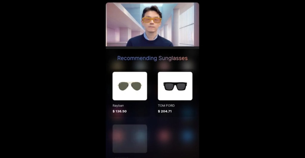 Newnal AI Buying Sun Glasses Demo Preview